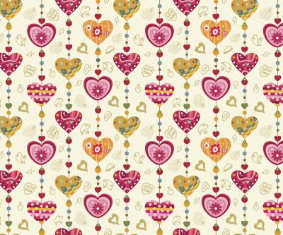 Patrones de Corazón Coloridos