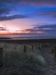 Atardecer Sereno en la Playa