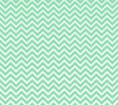 Patrón de Zigzag Verde Menta