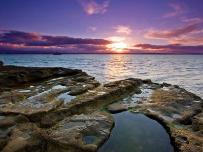 Impresionante Atardecer sobre el Océano
