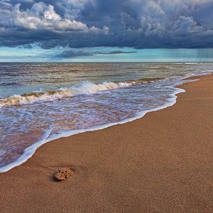 Sereno Atardecer en la Playa
