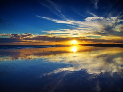 Impresionante Reflejo del Atardecer