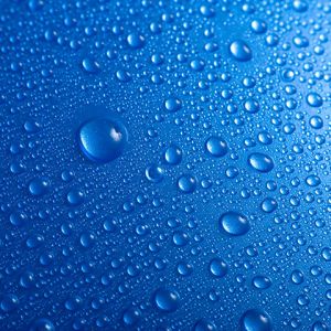 Gotas de agua azules