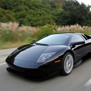 Lamborghini Murcielago en movimiento
