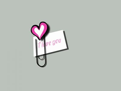 Nota de Amor con Corazón
