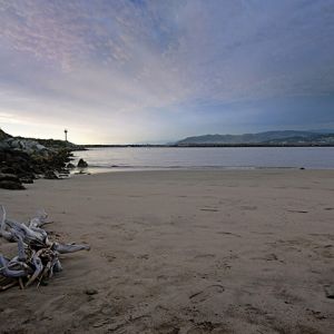 Sereno Atardecer en la Playa