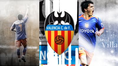 David Villa Valencia CF Fondo de Pantalla