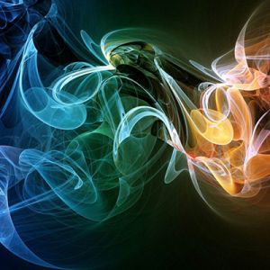 Patrones de Humo Abstracto Colorido
