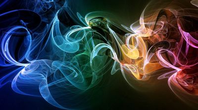 Patrones de Humo Abstracto Colorido