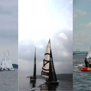 Barcos de Vela en el Agua