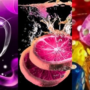 Música Colorida y Salpicaduras de Fruta
