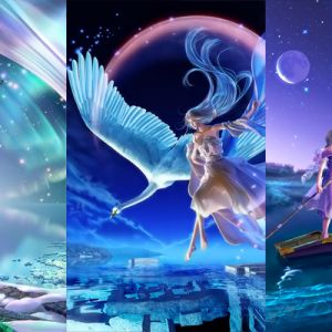 Paisaje Fantástico con Criaturas Míticas