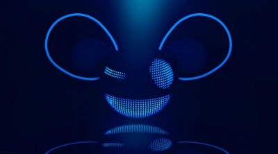 Arte LED Azul de Deadmau5