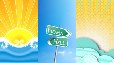 Concepto de Cielo y Infierno