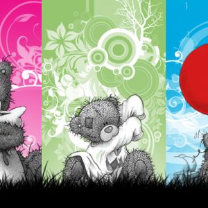 Ilustraciones de Osos Lindos
