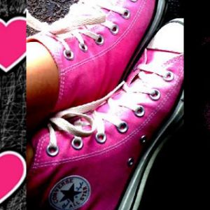 Converse Rosas y Corazones