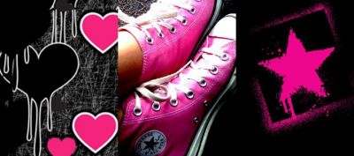 Converse Rosas y Corazones