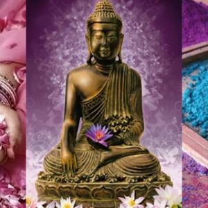 Buda y el colorido festival de Holi