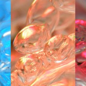 Burbujas de Agua Coloridas
