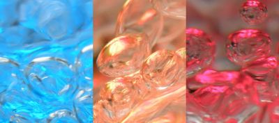 Burbujas de Agua Coloridas