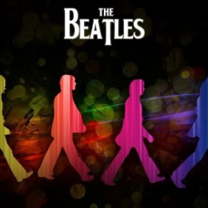 Silhouette Coloridas de The Beatles