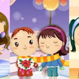 Niños Lindos Enamorados