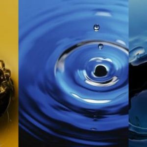 Gotas y Ondas de Agua