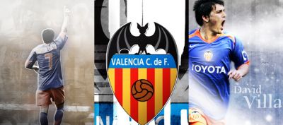 David Villa Valencia CF Fondo de Pantalla
