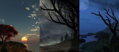 Impresionantes atardeceres y paisajes nocturnos