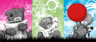 Ilustraciones de Osos Lindos