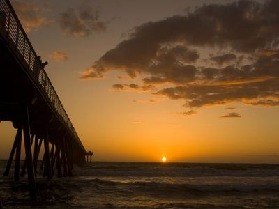 Atardecer sobre el Muelle