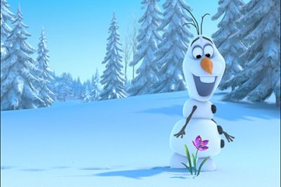 Olaf en el país invernal