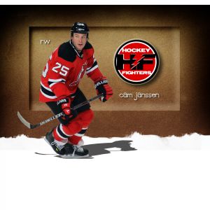 Cam Janssen Luchador de Hockey
