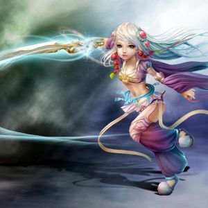 Personaje de Fantasía con Espada