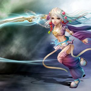 Personaje Fantástico con Espada