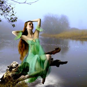 Hada Encantadora en Verde