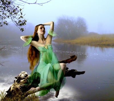 Hada Encantadora en Verde