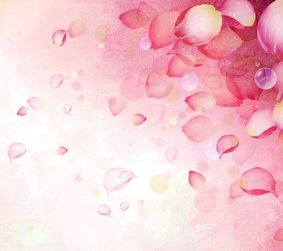 Fondo Abstracto de Pétalos Rosados