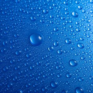Gotas de agua azules