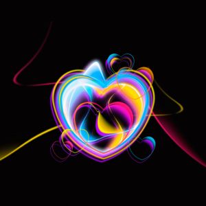 Corazón Abstracto Colorido