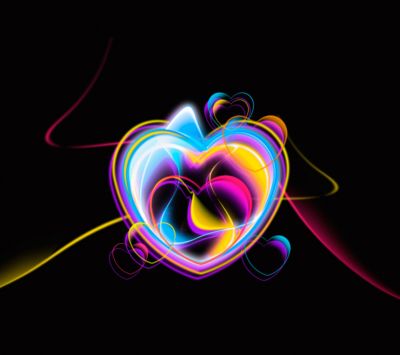 Corazón Abstracto Colorido