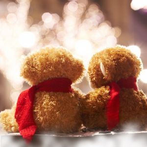 Ositos de Peluche con Bufandas