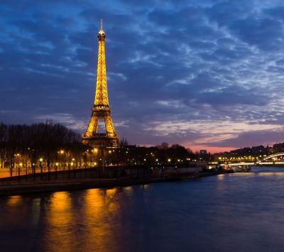 Torre Eiffel al Anochecer