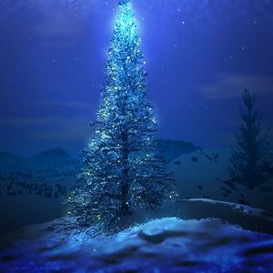 Árbol de Navidad Brillante