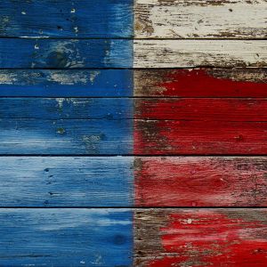 Textura de Madera de la Bandera Francesa