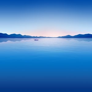 Paisaje Azul Sereno