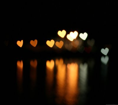 Luces Bokeh de Corazones
