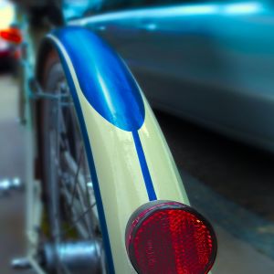 Bicicleta Vintage Vista Trasera