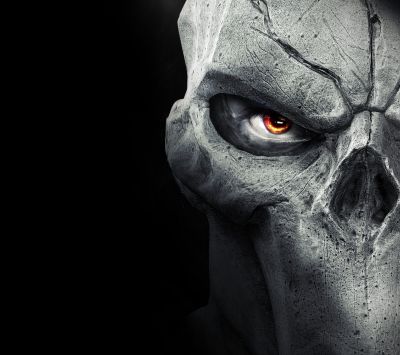 Calavera Misteriosa con Ojo Brillante