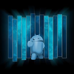 Arte del Personaje Android Azul